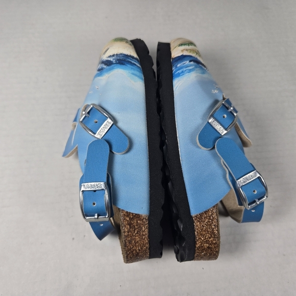 Birkenstock Birki's Unisex Kids Kay Birko Flor Seagull Slingback Clog Sz EU27 C9 - Picture 8 of 10